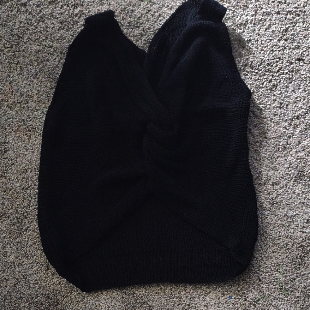 Elegant Black Tank Top